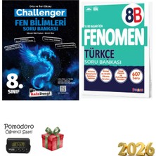 Kafa Dengi Yayınları Kafa Dengi 8.challenger Fen ve 8b Türkçe Seti Kronometre Hediye