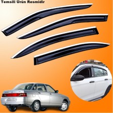 Friemats Lada Vega Sedan Mügen Cam Rüzgarlığı Abs Krom Nikelajlı Cam Rüzgarlığı Tüm Kasalar 4 Lü Set