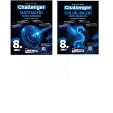 Kafa Dengi Yayınları Kafadengi 8.sınıf Challenger Fen Bilimleri ve Matematik Soru Bankası 2'li Set