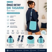 El Yapımı Şık Tasarım Bucket Omuz Çantası