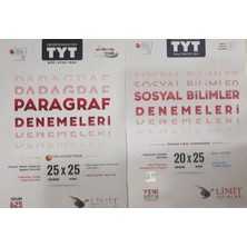 Fenomen 2024-2025 Limit Tyt Paragraf-Sosyal Bilimler Deneme Sınavı 2 Kitap Yeni Baskı
