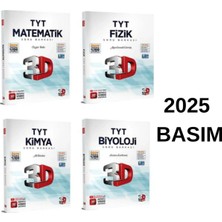 Fenomen 3D Yayınları 2026 Tyt Matematik Fizik Kimya Biyoloji Dörtlü Soru Bankası Seti