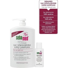 Sebamed Saç Dökülmesine Karşı Güçlendirici Etkili Kafein ve Ginkgo Biloba Içerikli Şampuan 1000 ml Mini Vücut Losyonu 20ML