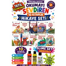 Üçgen Yayıncılık 3.sınıf Öğretmen Tavsiyeli Okumayı Sevdiren 48 Sayfa 10 Kitaplık Hikaye Seti-5 (Slime Set Hediyeli)