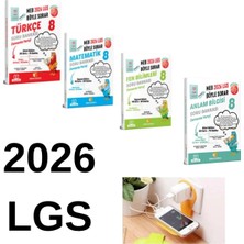 Fenomen 8.sınıf Türkçe Matematik Fen Anlam Bilgisi Set 2026 Priz Tutucu Hediye