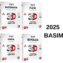 Fenomen 3D Yayınları Tyt Matematik- Fizik - Kimya - Biyoloji Video Destekli Defterler - 4 Lü Set