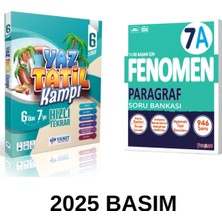 Yanıt 6.sınıf Yaz Tatil Kamp + Fenomen 7A Paragraf Set 2025-2026