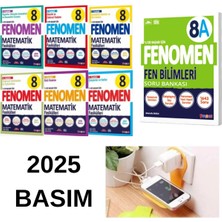 8.sınıf Fenomen Matematik Fasikül + 8A Fen Bilimleri Set Priz Tutucu Hediye 2026 Lgs