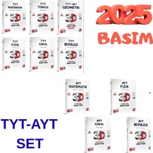 Fenomen 3D Tyt Türkçe-Mat-Geometri -Fizik -Kimya- Biyoloji ve Ayt Mat- Fizik Kimya Biyoloji Video Defter Set