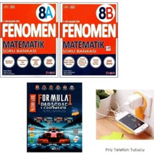 Fenomen 8A +8b Matematik Soru Bankaları + Formula 1 Paragraf Set 2026 Lgs Priz Tutuculu