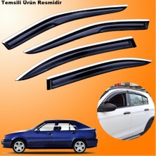 Friemats Renault 19 Europa Mügen Cam Rüzgarlığı Abs Krom Nikelajlı Cam Rüzgarlığı Sedan-Hb Tüm Kasalar 4 Lü Set