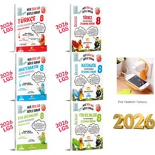 Fenomen 2026 Lgs Türkçe-Matematik-Fen Soru Bankaları ve Ilk Doz Denemeleri 6'lı Set Priz Tutuculu
