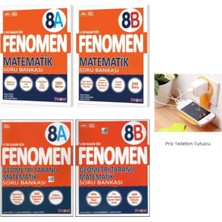 Fenomen 8A + 8b Matematik ve 8A+8B Geometri Tabanlı Matematik Set Priz Tutuculu 2026 Lgs