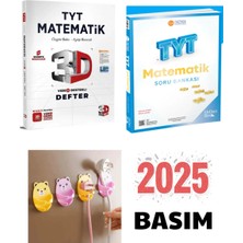 Fenomen 3D Tyt Mat Video Destek Defter(Konu Anlatım Kapsamlı) +345 Tyt Mat Soru Bankası Ayıcık Fiş Tutucu