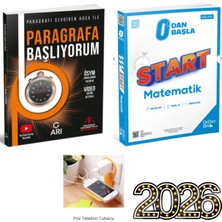 Fenomen Arı Yks Paragrafa Başlıyorum - Hamza Kaya + Start Matematik 0' Dan Başla Set Priz Tutuculu