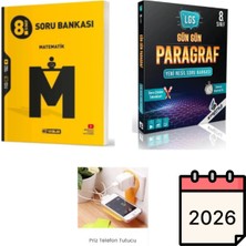 Fenomen Hız 8.sınıf Matematik Soru Bankası + Strtaeji Gün Gün Paragraf Set Priz Tutucu Hediye 2026 Müfredat
