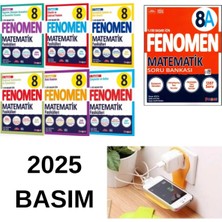 8.sınıf Fenomen Matematik Fasikül + 8A Matematik Set Priz Tutucu Hediye 2026 Lgs