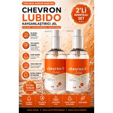 Chevron Lubido Sade Aromasız Su Bazlı Kayganlaştırıcı ve Masaj Jeli 2'li Set (2 x 250 Ml)
