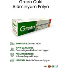 Liva Ambalaj Green 30 cm x 100M Alüminyum Folyo