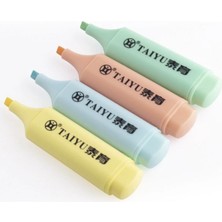 Taıyu Fosforlu Kalem Pastel Renkler  1 Adet