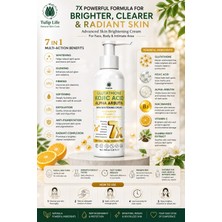 Tulip Life Cilt Aydınlatıcı Krem 100 ml – Glutatyon, Kojik Asit & Alfa Arbutin Içeren, Leke Karşıtı ve Cilt Tonu Eşitleyici Bakım Kremi