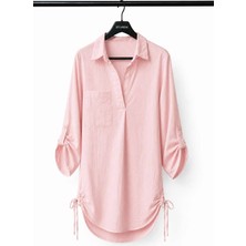 Sitarem Textile Kaş Kumaş Yandan Bağlamalı Tunik,tunik,yazlık Tunik