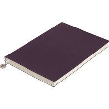 Mcreative Victorias Journals Smyth Classic Esnek Kapak Çizgili Defter, 14.8X21 cm -Mor