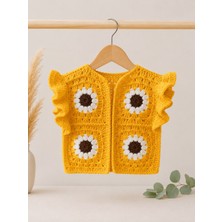Yumaycollection Yumay Papatya Motifli Bebek Yeleği
