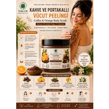 Tulip Life Coffee & Orange Vücut Peelingi 300 ml – Kahve, Portakal Yağı & Vitamin E Içeren, Aydınlatıcı ve Nemlendirici Scrub
