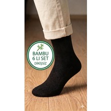Km Collections Dikişsiz Bambu Erkek Uzun Çorap 6'lı Set