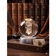 Allwin Harry Potter Hologram Cam Küre, Hediyelik , Rgb , Plastik Taban Cam Küre