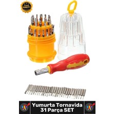 Wintoup #tornavida Hassas Mıknatıslı Cep Telefonu 31 Parça Elektronik Saat Tamir Yumurta Tornavida Uç Takımı