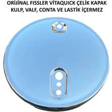 Fissler Orjinal Parlak Yüzey Çelik Kapak Vitaquick Serisi 3.5-4.5-6 L.