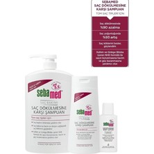 Sebamed Saç Dökülmesine Karşı Güçlendirici Etkili Kafein ve Ginkgo Biloba Içerikli Şampuan 1000 Ml+ 400 ml Mini Losyon 20ML