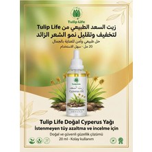 Tulip Life Tüy Azaltıcı Dökücü Öneleyici Incetici Saad Oil ( Cyperus Rotundus Oil ) 20 ml