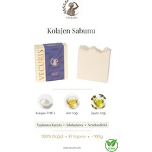 VECURIS Yaşlanmayı Önleyici Kolajen Sabunu | Hidrolize Kolajen | Doğal Sa