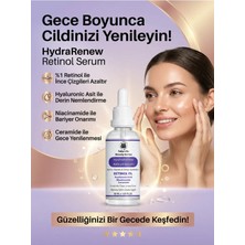 Tulip Life Hydrarenew Retinol ve Hyaluronik Asit, Niasinamid, Seramid Bariyer Onarıcı &nemlendirici Serum 30 ml