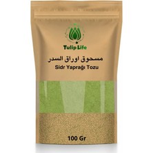 Tulip Life 1.kalite Sidr Tozu Sidir Yaprağı ( Arabistan Kirazı) Tozu 100 gr