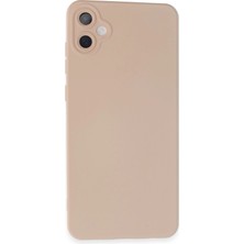 Belirtilmemiş Galaxy A05 Kılıf Nano Içi Kadife Silikon - Pudra