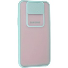 Belirtilmemiş Galaxy J7 Kılıf Palm Buzlu Kamera Sürgülü Silikon - Turkuaz