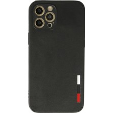 Belirtilmemiş Iphone 12 Kılıf Loop Deri Silikon - Siyah