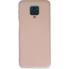 Belirtilmemiş Redmi Note 9 Kılıf Nano Içi Kadife Silikon - Pudra