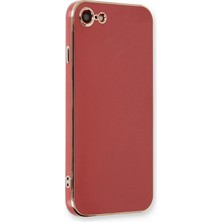 Belirtilmemiş Iphone 7 Kılıf Volet Silikon - Kırmızı
