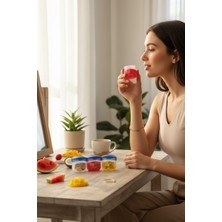 Ananas Şeftali Karpuz ve Portakal Aromalı 4 ‘lü Nemlendirici Lip Balm Seti 4X7G