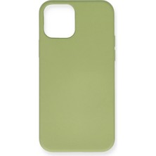 Belirtilmemiş Iphone 12 Mini Kılıf Nano Içi Kadife Silikon - Yeşil
