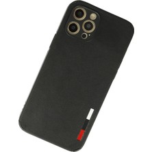 Belirtilmemiş Iphone 12 Kılıf Loop Deri Silikon - Siyah