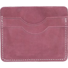 Hakiki Deri El Yapımı Minimalist Kartlık