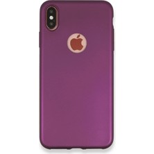 Belirtilmemiş Iphone Xs Kılıf First Silikon - Mürdüm