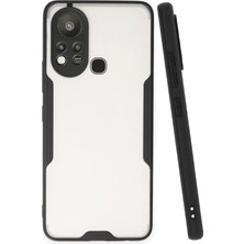 Belirtilmemiş Infinix 11S Kılıf Platin Silikon - Siyah