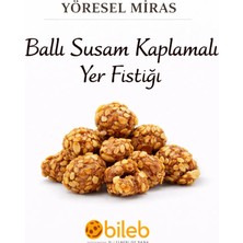 Bileb Yöresel Miras Serisi  Ballı Susam Kaplamalı Yer Fıstığı